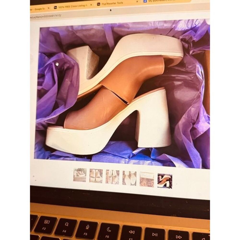 Free People open toe platform heels - Picture 2 of 5